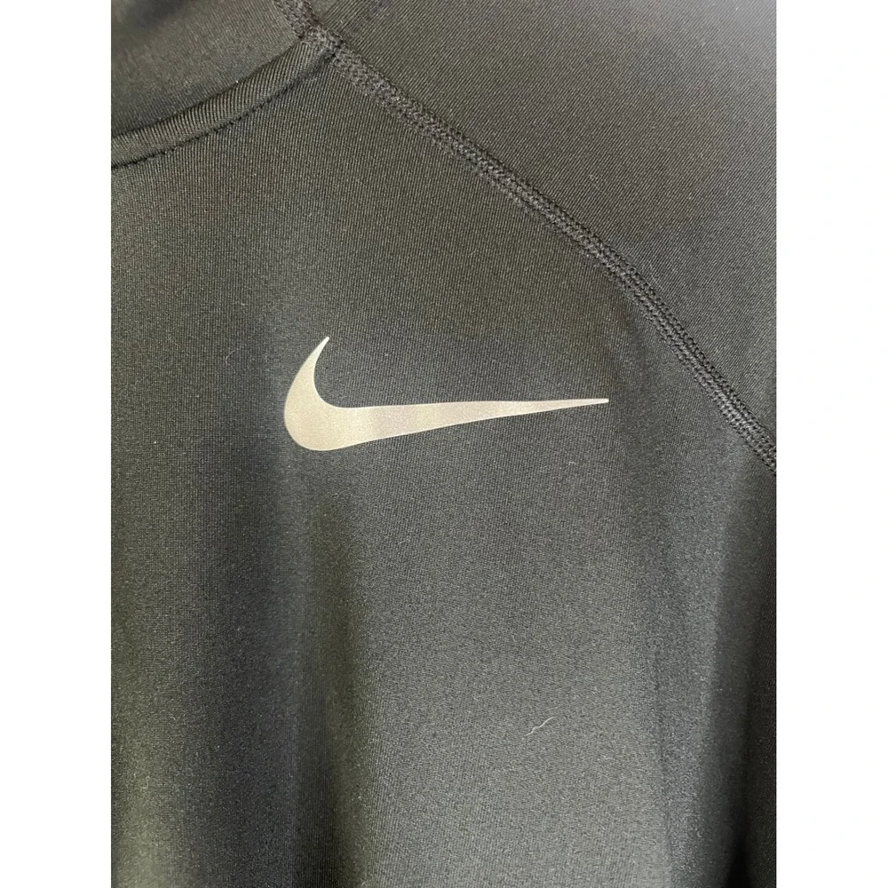Nike Running Dri-FIT Mens Black Half Zip Pullover Long Sleeve Shirt Large‎ NWT